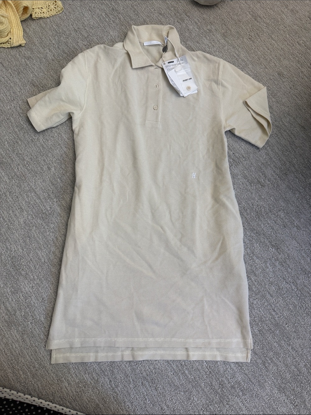 Helmut Lang Women's Polo Dress in Beige-Cream